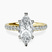 Pre-Designed 18kt Yellow Gold Venetia Half Eternity Lab Diamond Ring