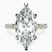 Pre-Designed 10kt Yellow Gold Venetia Half Eternity Lab Diamond Ring