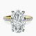 Pre-Designed 14kt Yellow Gold Venetia Half Eternity Lab Diamond Ring