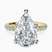 Pre-Designed 14kt Yellow Gold Venetia Half Eternity Lab Diamond Ring
