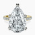 Pre-Designed 10kt Yellow Gold Venetia Half Eternity Lab Diamond Ring