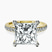 Pre-Designed 14kt Yellow Gold Venetia Half Eternity Lab Diamond Ring