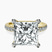 Pre-Designed 18kt Yellow Gold Venetia Half Eternity Lab Diamond Ring
