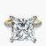 Pre-Designed 10kt Yellow Gold Venetia Half Eternity Lab Diamond Ring