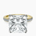 Pre-Designed 14kt Yellow Gold Venetia Half Eternity Lab Diamond Ring