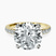 Pre-Designed 10kt Yellow Gold Venetia Half Eternity Lab Diamond Ring