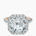 Pre-Designed 10kt Rose Gold Lumina Halo Lab Diamond Eternity Ring