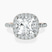 Pre-Designed 10kt Rose Gold Lumina Halo Lab Diamond Eternity Ring