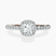 Pre-Designed 10kt Rose Gold Lumina Halo Lab Diamond Eternity Ring