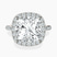 Pre-Designed 10kt Rose Gold Lumina Halo Lab Diamond Eternity Ring