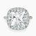 Pre-Designed 14kt Rose Gold Lumina Halo Lab Diamond Eternity Ring
