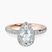 Pre-Designed 18kt Rose Gold Lumina Halo Lab Diamond Eternity Ring