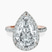 Pre-Designed 14kt Rose Gold Lumina Halo Lab Diamond Eternity Ring