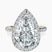 Pre-Designed 18kt Rose Gold Lumina Halo Lab Diamond Eternity Ring