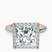 Pre-Designed 14kt Rose Gold Lumina Halo Lab Diamond Eternity Ring