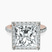 Pre-Designed 10kt Rose Gold Lumina Halo Lab Diamond Eternity Ring