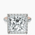 Pre-Designed 14kt Rose Gold Lumina Halo Lab Diamond Eternity Ring