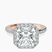 Pre-Designed 10kt Rose Gold Lumina Halo Lab Diamond Eternity Ring
