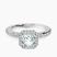 Pre-Designed Platinum Lumina Halo Lab Diamond Eternity Ring