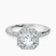 Lumina Halo Lab Diamond Eternity Engagement Ring in 14ct White Gold