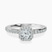 Pre-Designed Platinum Lumina Halo Lab Diamond Eternity Ring