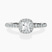 Pre-Designed Platinum Lumina Halo Lab Diamond Eternity Ring