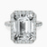 Pre-Designed Platinum Lumina Halo Lab Diamond Eternity Ring