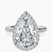 Pre-Designed Platinum Lumina Halo Lab Diamond Eternity Ring