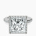 Pre-Designed Platinum Lumina Halo Lab Diamond Eternity Ring
