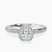 Pre-Designed Platinum Lumina Halo Lab Diamond Eternity Ring