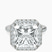 Pre-Designed Platinum Lumina Halo Lab Diamond Eternity Ring