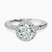 Pre-Designed Platinum Lumina Halo Lab Diamond Eternity Ring