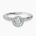 Pre-Designed Platinum Lumina Halo Lab Diamond Eternity Ring