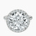 Pre-Designed Platinum Lumina Halo Lab Diamond Eternity Ring