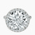 Pre-Designed Platinum Lumina Halo Lab Diamond Eternity Ring