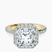 Pre-Designed 10kt Yellow Gold Lumina Halo Lab Diamond Eternity Ring
