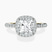 Lumina Halo Lab Diamond Eternity Engagement Ring in 9ct Yellow Gold