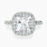Pre-Designed 10kt Yellow Gold Lumina Halo Lab Diamond Eternity Ring