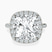Pre-Designed 18kt Yellow Gold Lumina Halo Lab Diamond Eternity Ring