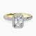 Pre-Designed 10kt Yellow Gold Lumina Halo Lab Diamond Eternity Ring