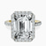 Pre-Designed 10kt Yellow Gold Lumina Halo Lab Diamond Eternity Ring