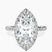 Pre-Designed 10kt Yellow Gold Lumina Halo Lab Diamond Eternity Ring