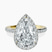 Pre-Designed 10kt Yellow Gold Lumina Halo Lab Diamond Eternity Ring