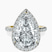 Pre-Designed 14kt Yellow Gold Lumina Halo Lab Diamond Eternity Ring