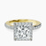 Pre-Designed 10kt Yellow Gold Lumina Halo Lab Diamond Eternity Ring