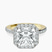 Pre-Designed 10kt Yellow Gold Lumina Halo Lab Diamond Eternity Ring