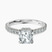 Pre-Designed Platinum Myra Secret Halo Lab Diamond Ring