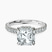 Pre-Designed Platinum Myra Secret Halo Lab Diamond Ring