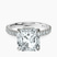 Pre-Designed Platinum Myra Secret Halo Lab Diamond Ring