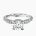 Pre-Designed Platinum Myra Secret Halo Lab Diamond Ring